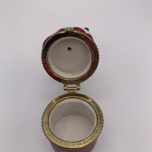 Vtg. K’s Collection Christmas Angel With Candy Came Hinged Pill/Trinket Box - Picture 9 of 10